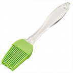 AK-6075S Кисточка силиконовая 17,5*3 см (200) цвет зеленый