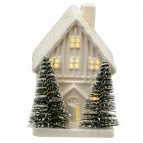 Фигурка декоративная с подсветкой "Домик", L6 W7,5 H9 см,  LR44 2 шт.