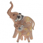 Фигурка декоративная "Слоны", L15,5 W10 H22 см