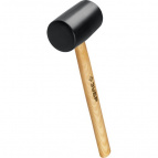 680 г, чёрная, резиновая киянка (2050-75)