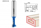 Фреза пазовая Т-образная №1, D= 9,5мм, общая длина-48мм, рабочая длина-10мм, хв.-8 мм, ЗУБР Профессионал