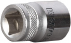Торцовая головка KRAFTOOL "INDUSTRIE QUALITAT", Cr-V, SUPER-LOCK, хромосатинированная, 1/2", 19 мм