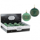 Украшение новогоднее "Шар" (Набор из 12-ти), D 8 см, L35 W27 H8,5 см Полимерный материал