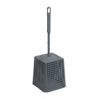 Набор для WC  "Лофт" квадратный (серый)