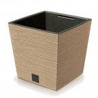 DFS300W-4665W Кашпо FURU SQUARE LOW ECO WOOD 29,5*29,5,h29см коричневый (eco naturo) (вкл.067395)