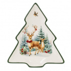 Блюдо "Олени", L20 W23 H2 см