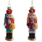 Украшение новогоднее "Солдатик", L4 W3 H12 см, 2в.