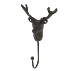 Крючок "Олень", L11 W5 H18 см черный