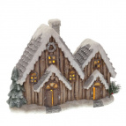 Фигурка декоративная с подсветкой "Домик", L49 W19,8 H37,5 см, (3*AAA не прилаг)