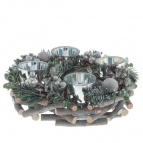 Подсвечник, L24 W24 H8 см