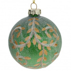 Украшение новогоднее "Шар" (min 12), D 8 см, L8 W8 H10 см   Стеклянный