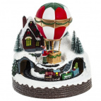 Фигурка декоративная "Рождество" (4 мелодии, подсветка, движение, 3xAA, не прилаг., USB), L19,5 W18