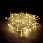 VEGAS  24V Электрогирлянда "Сеть" 144 теплых LED ламп (36 мигающих), в бокс, прозрачный провод, 1,2*1,5м, с таймером, с блоком питания, удлиняемая /18