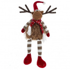 Игрушка набивная с подсветкой "Олень" (CR2032x2, прилаг.), L28 W15 H65 см
