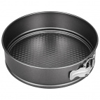 Разъемная форма для выпечки, черная 24*6.8 cm