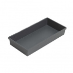 Лоток для хранения широкий 320х160х50 (серый)