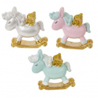 Фигурка декоративная "Лошадка", L6 W2 H5 см, 3в.