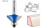 Фреза кромочная калевочная(фасочная) №9, D= 31,8мм, рабочая длина-13мм, угол наклона-45 градусов, хв.-8мм, d-12,7мм, ЗУБР Профессионал