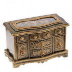 Шкатулка для украшений (музык.), L21,5 W10,5 H14 см