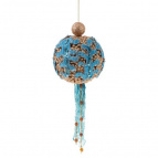 Украшение новогоднее "Шар", D 10 см, L10 W10 H30 см