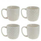 Кружка (кратность 6 шт), 400 мл, L12 W8,5 H9 см, 4в., (сорт 1,2)