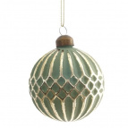 Украшение новогоднее "Шар", L8 W8 H9,5 см