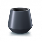DBHET400-S433 Кашпо HEOS d39.5; h353 см 8/32 л антрацит (anthracite) (вкл. 041599)
