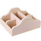 10102-1 Салфетница малая бежевая (х25)