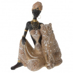 Фигурка декоративная "Африканка", L17 W14 H23 см