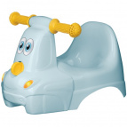 Горшок детский в форме игрушки "Машинка" "Lapsi" 420х285х265мм (светло-голубой)