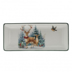 Блюдо "Олени", L28 W12 H3 см