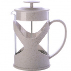 31377 Френч-пресс 350мл 2пр боросил/стекло/нерж/ст MB прозрачный, бежевый