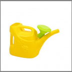 Лейка  5 л УРОЖАЙНАЯ с рассеивателем (желтый цвет)