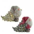 Фигурка декоративная "Гном" (подсветка, 3хААА, не прилаг.), L39 W19 H30 см, 2в.