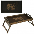 Поднос на ножках "Спирит" Размер 30*50*7,5см NEW