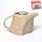 Феличита, чайник 1000мл с фильтром, крошка, белый, цветная упаковка