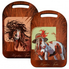 Доска разделочная "Игривая грива", размер 29х18,5см 2 диз. NEW