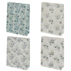 Пакет подарочный (бумага 210г/м2, блок микс 12шт), L31 W12 H42 см, 4в.