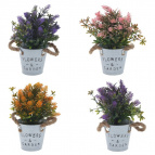 Цветочная композиция, L16 W16 H25 см