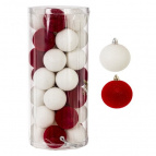 Набор из 35шт Украшение новогоднее "Шар", D 6 см, L16 W16 H36 см