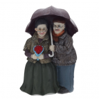 Фигурка декоративная "Бабушка с дедушкой", L12 W9,5 H18,5 см
