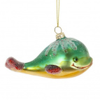 Украшение новогоднее "Кит", L12 W6 H7 см