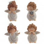 Фигурка декоративная "Ангелочек",  L4 W4 H5,5 см, 4в.