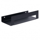 Полка настенная "Line" 25см (черный)