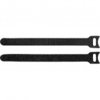 Кабельные стяжки-липучки черные ВЕЛЬКРО, 16 х 210 мм, 100 шт, нейлоновые, ЗУБР