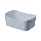 Корзинка универсальная "Poplar" 2,7л, 240х165х90мм (серый)