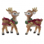 Фигурка декоративная "Олень", 2в., L8 W5 H13 см, 2в.