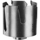 Коронка ЗУБР "ПРОФИ" "ПРОУНИВЕРСАЛ", твердосплав резцы, бетон, кирпич, керам, цв мет, гипсокарт, пласт, дерево, d=73мм