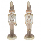 Фигурка декоративная "Солдатик", L6,5 W6,5 H22,5 см, 2в.