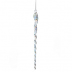 Украшение новогоднее "Сосулька", L2 W2 H25 см